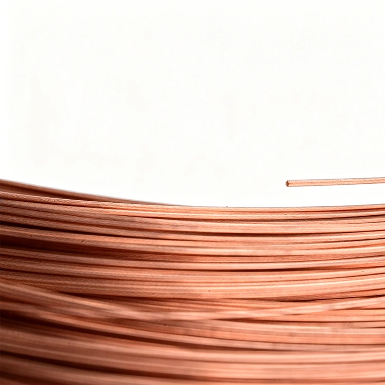 Rød kobberspiral til biler og ny energi
